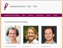 Tablet Screenshot of gynschwabing.de